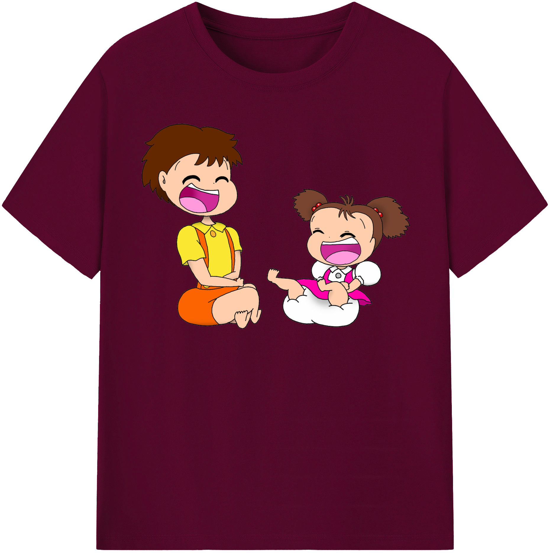 （画像用） となりのトトロ 草壁メイ 草壁サツキ My Neighbor Totoro Satsuki Kusakabe Mei Kusakabe レディースカジュアルプリントTシャツ（綿100％）